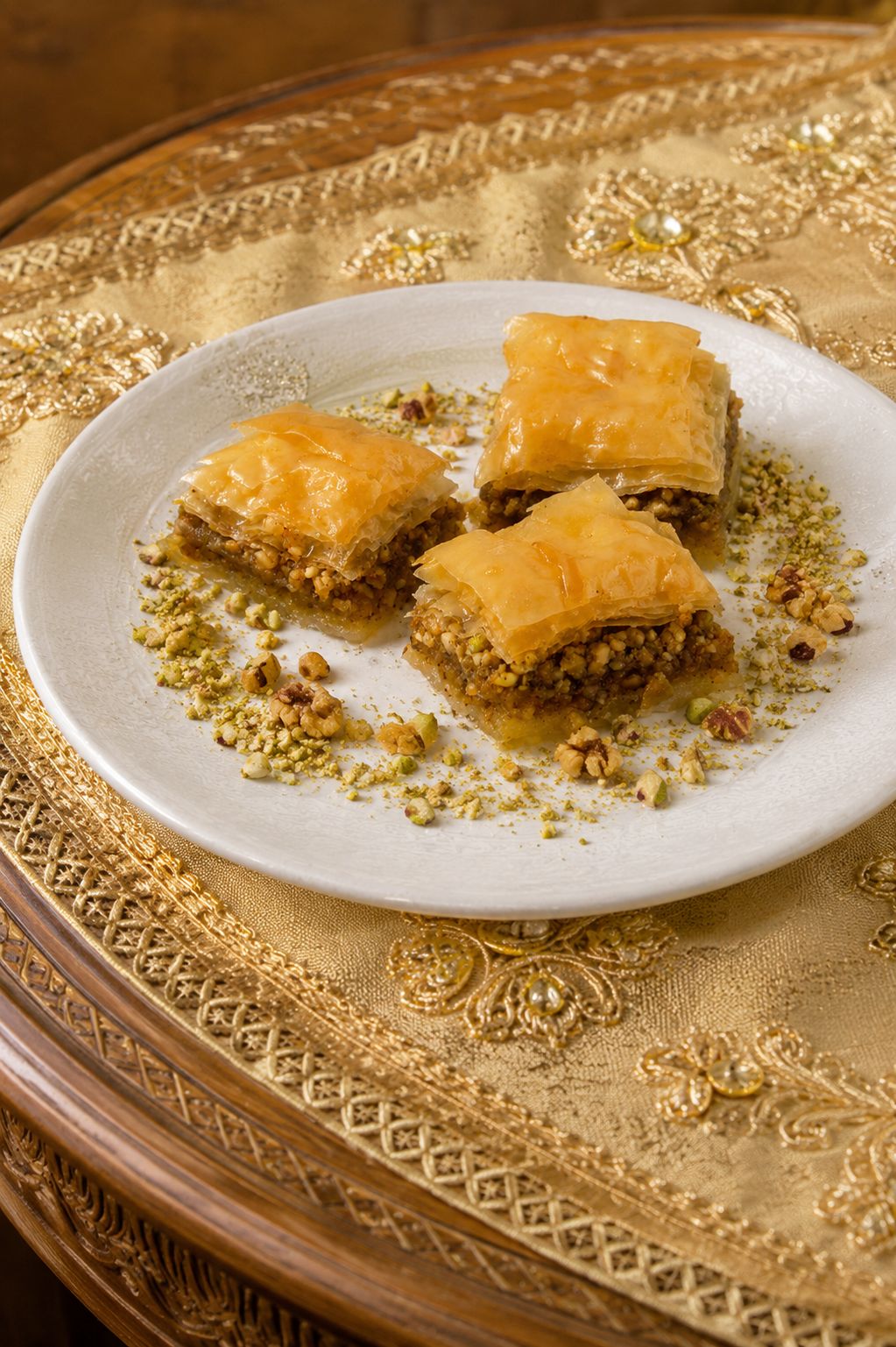 בקלאווה אגוזים ופיסטוק
